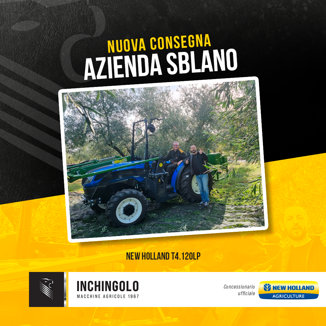 Azienda Sblano: benvenuta a bordo del New Holland T4.120LP!