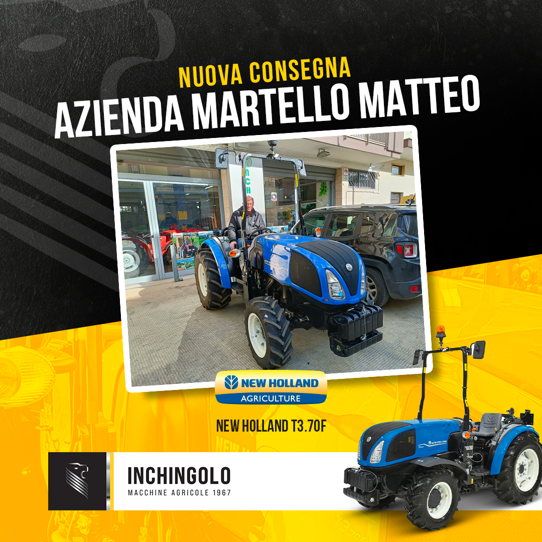 Un ringraziamento speciale all’Azienda Martello Matteo per aver scelto Inchingolo Trattori!