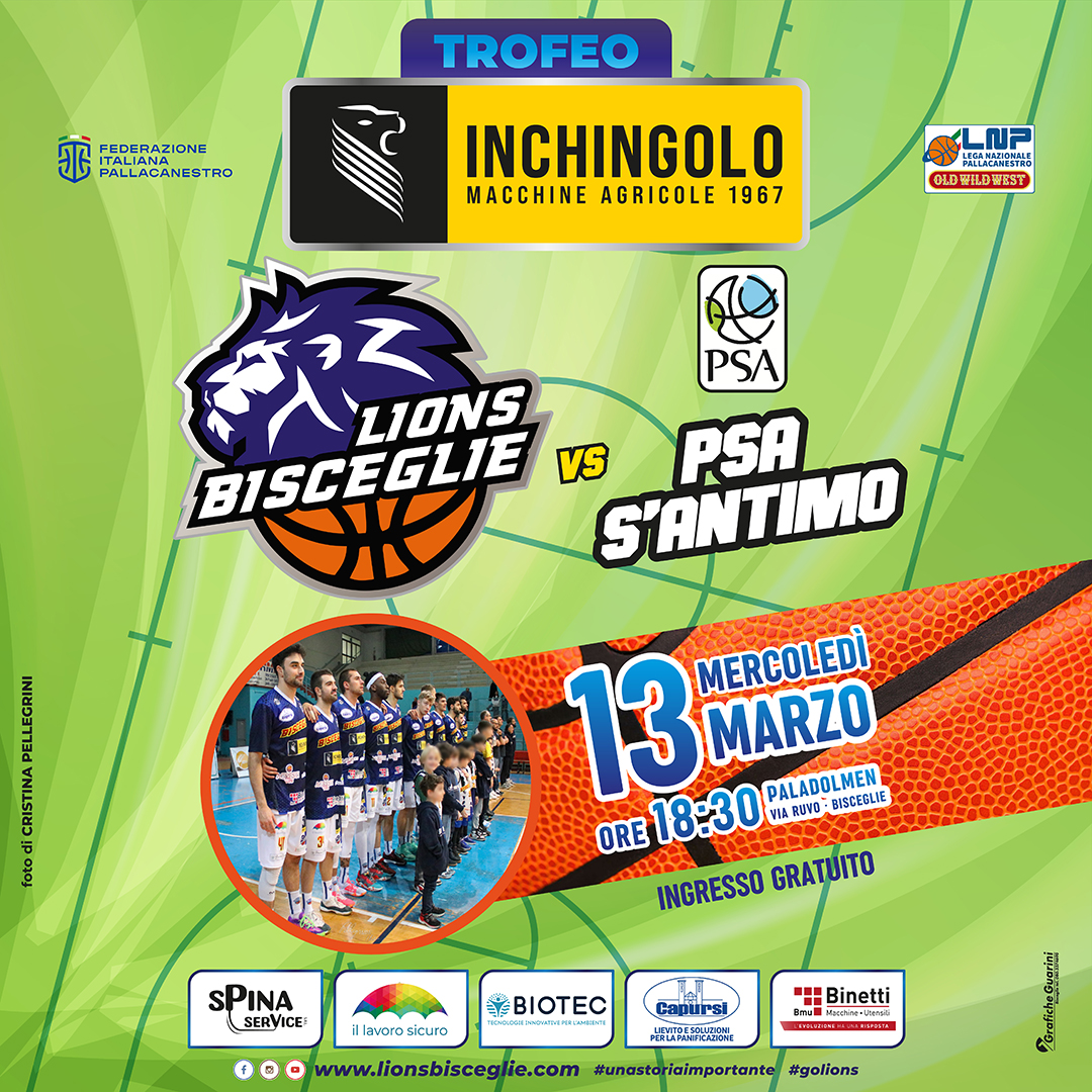 Inchingolo sostiene lo sport locale con il Trofeo Inchingolo di Basket!