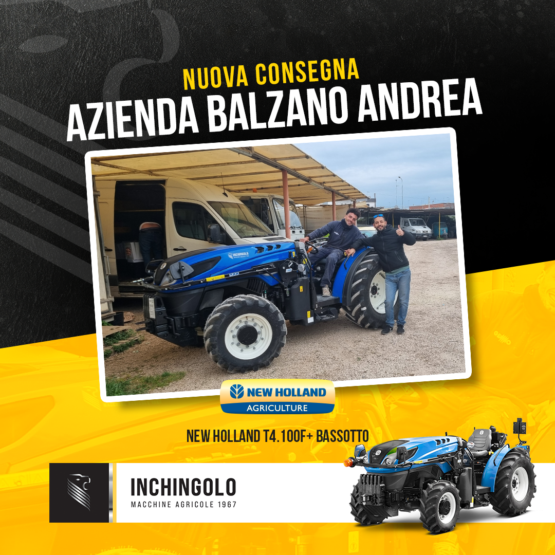 Un Nuovo presso l’azineda Balzano: Il Trattore New Holland T4.100F+ Bassotto