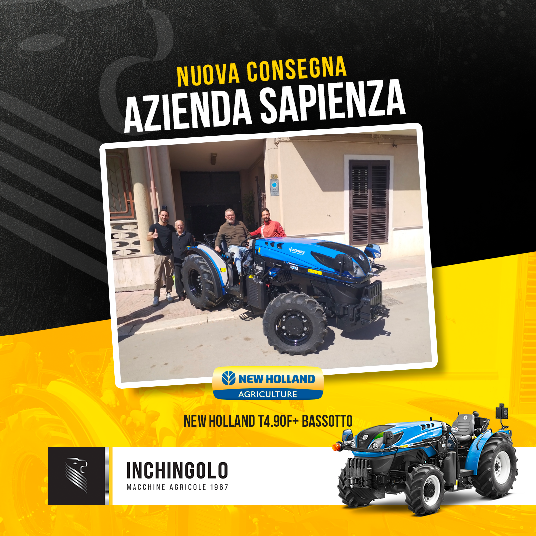 Il New Holland T4.90F + Bassotto entra a far parte della “scuderia” dell’Azienda Sapienza!