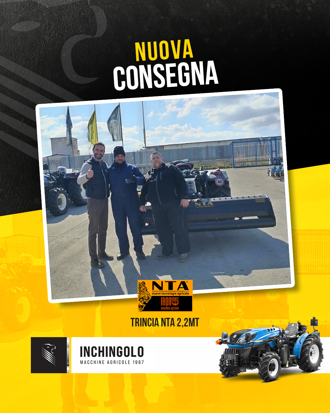 Trincia NTA MP 1600 consegnata ad Andria