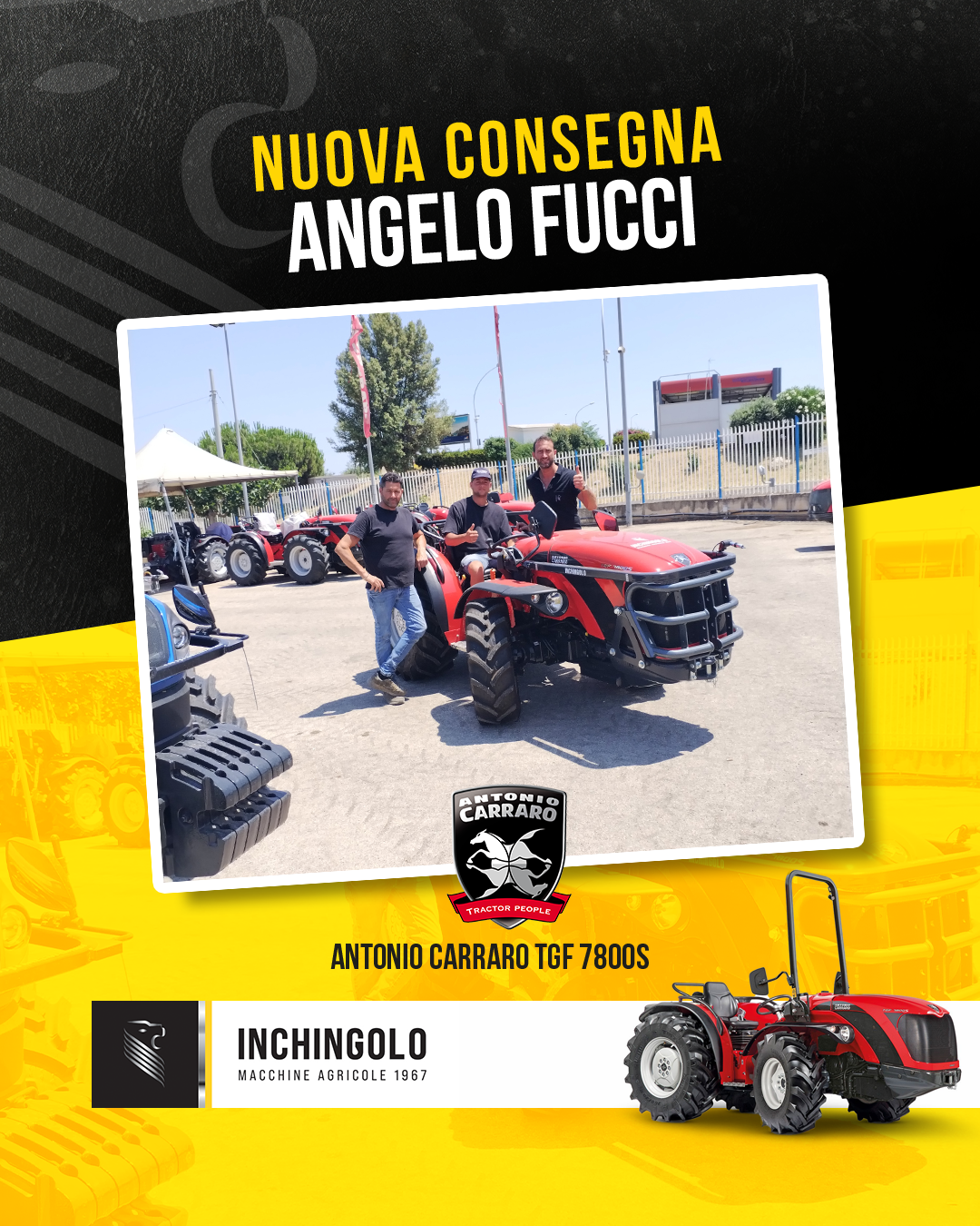 Consegnato ad Andria un Antonio Carraro TGF 7800 S
