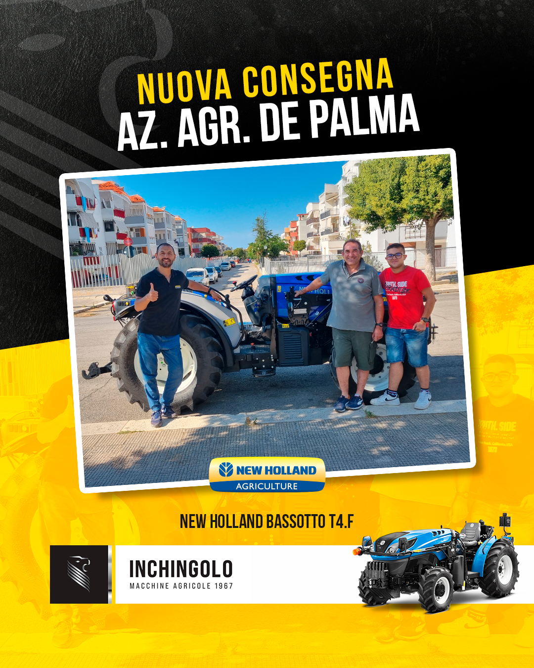 New Holland T4F consegnato a Molfetta