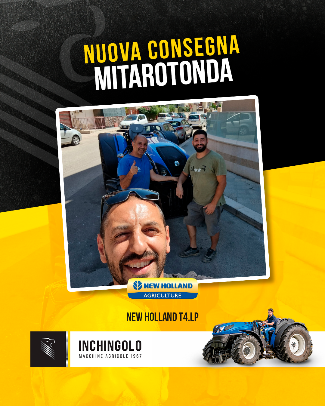 Nuovo New Holland T4 LP consegnato a Palo del Colle