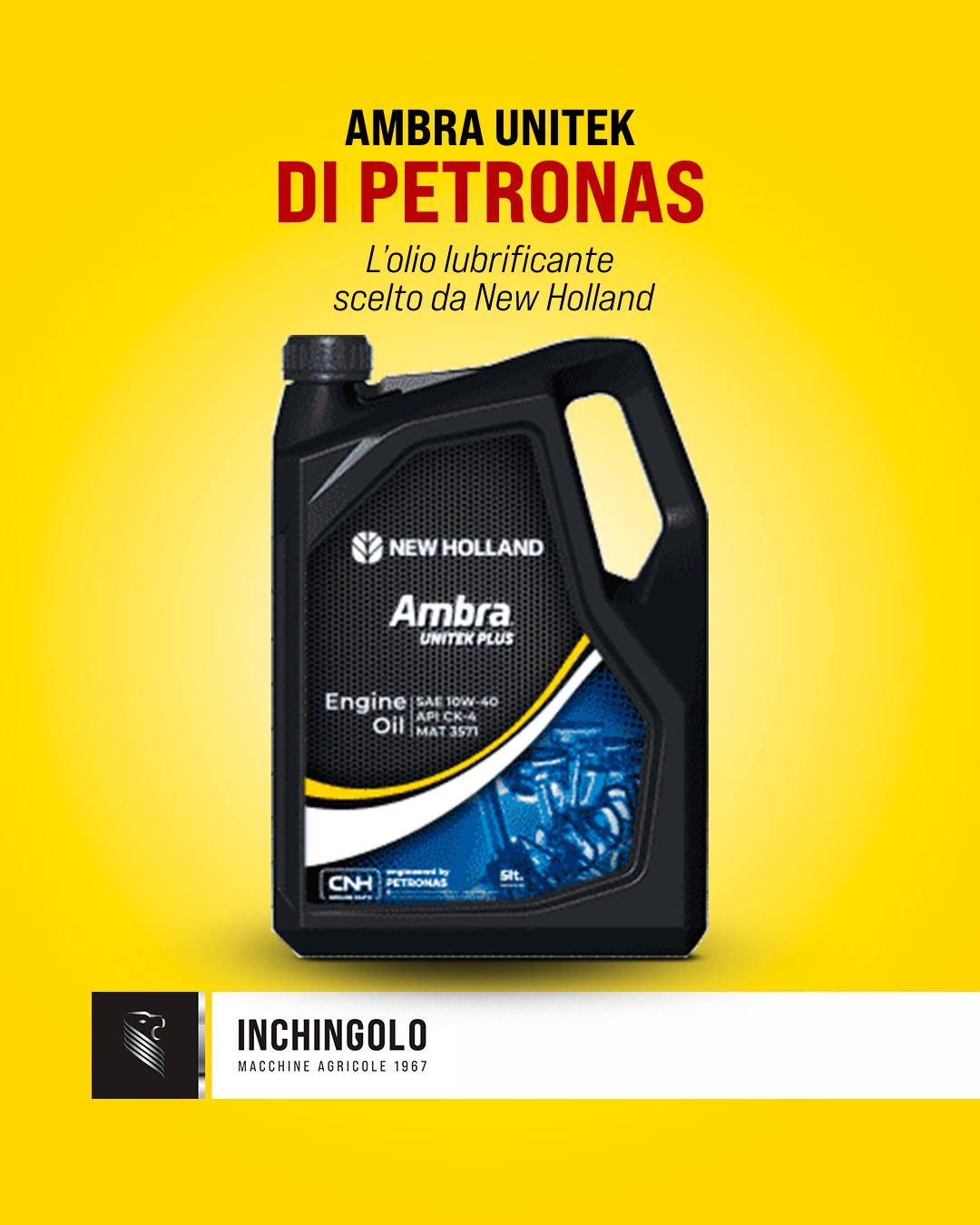Ambra Unitek di Petronas – l’olio pensato per i trattori New Holland!