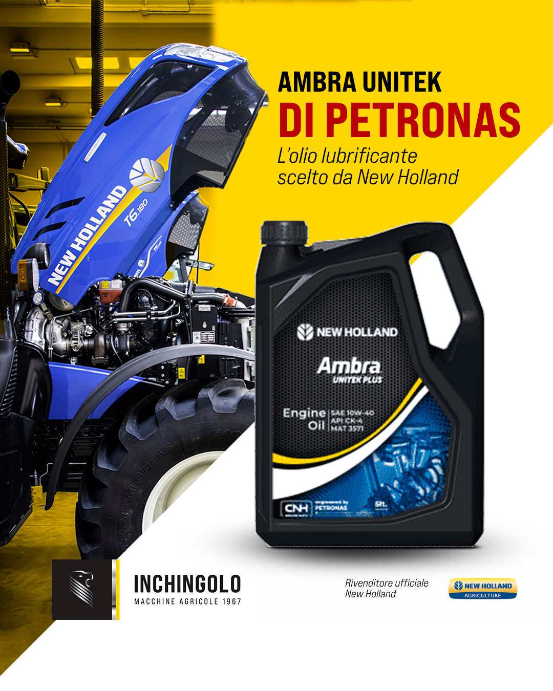 AMBRA UNITEK – L’OLIO SCELTO DA NEW HOLLAND!