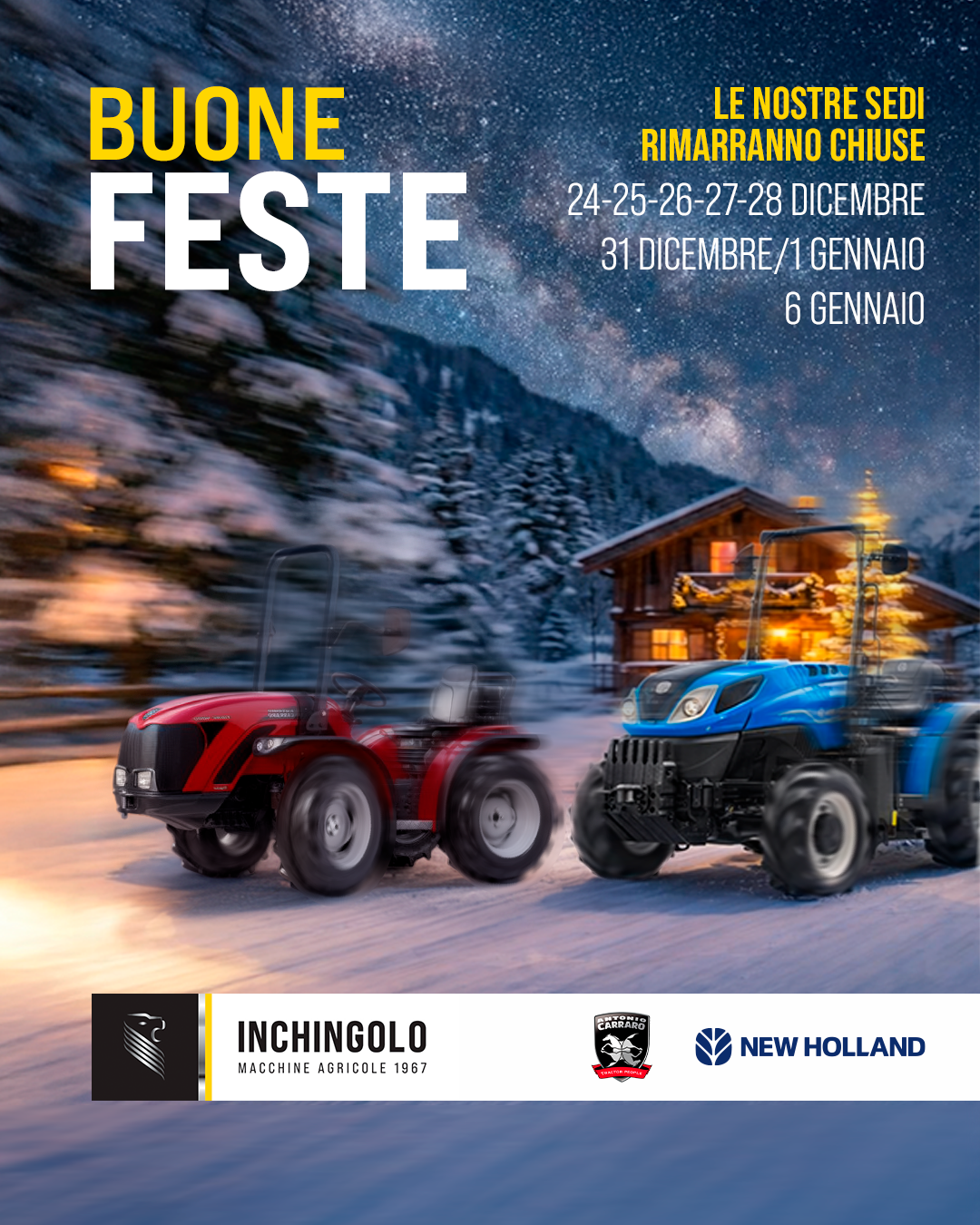Buon Natale da Inchingolo Trattori