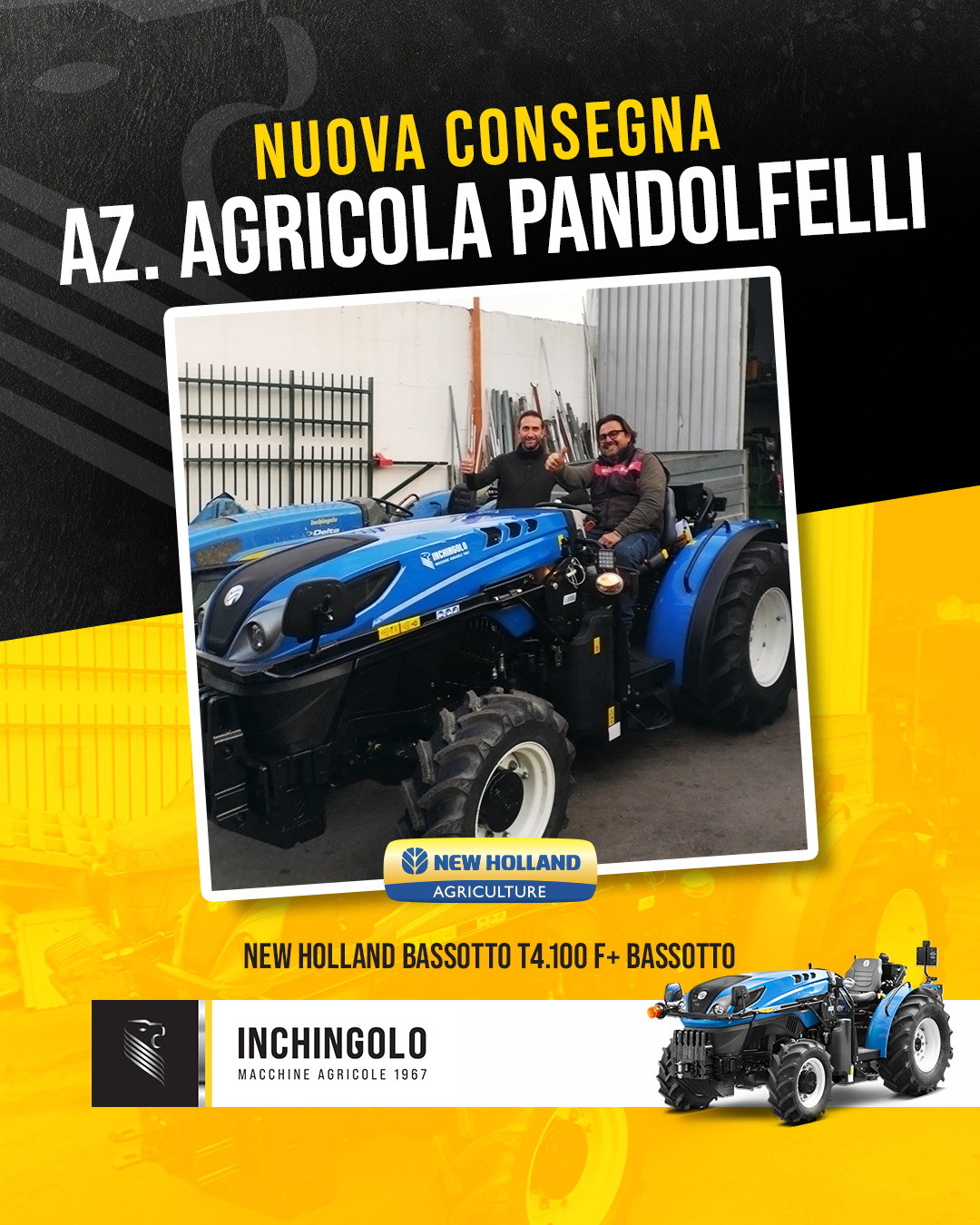 Consegna a casa, nel vero senso della parola.