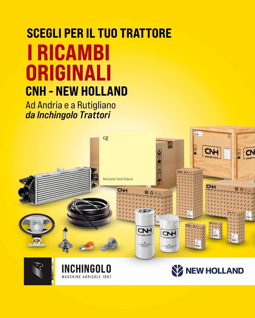 Scegli il meglio per il tuo trattore: ricambi originali New Holland – CNH