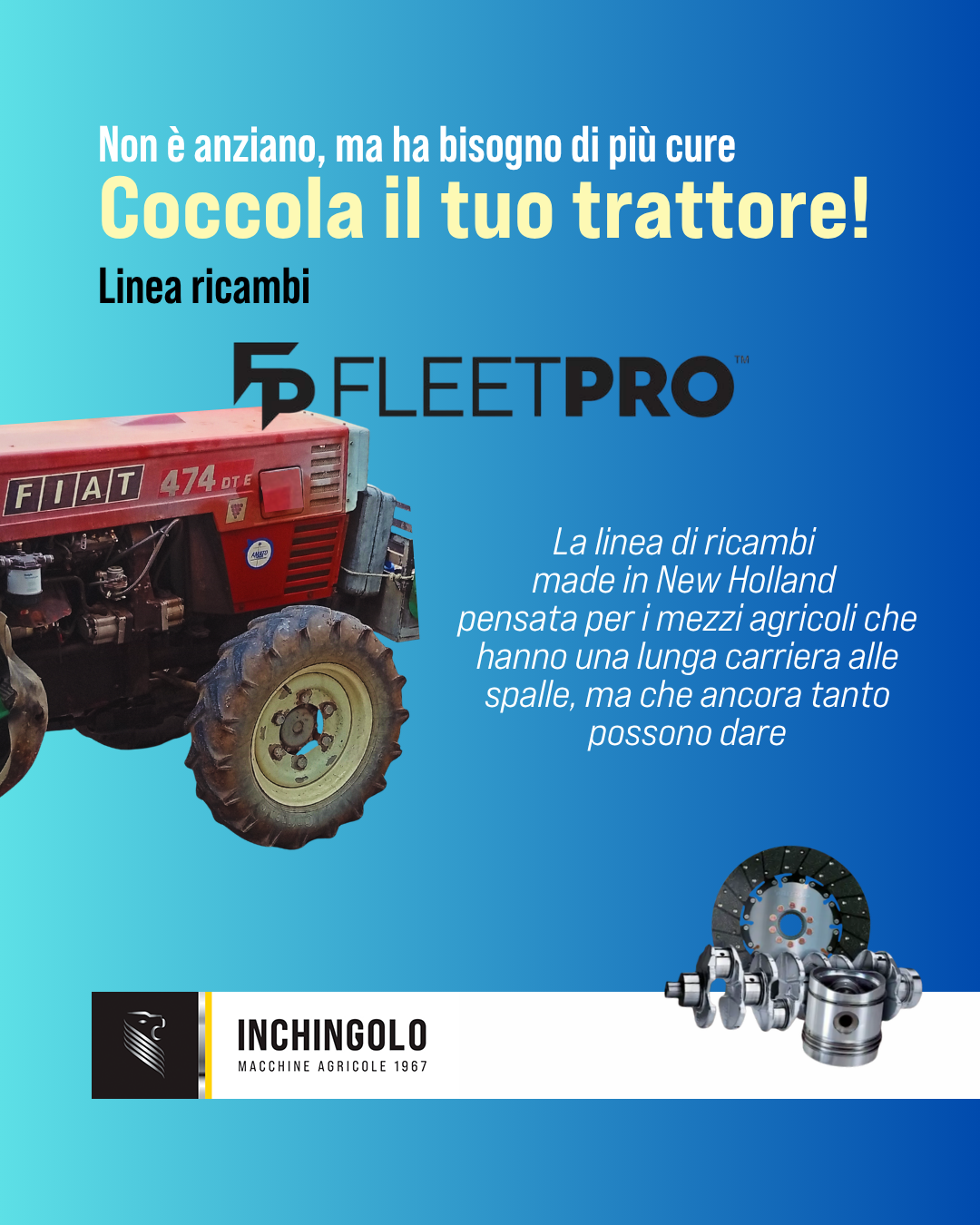 Il tuo trattore non è anziano. Ha solo bisogno di più cure.