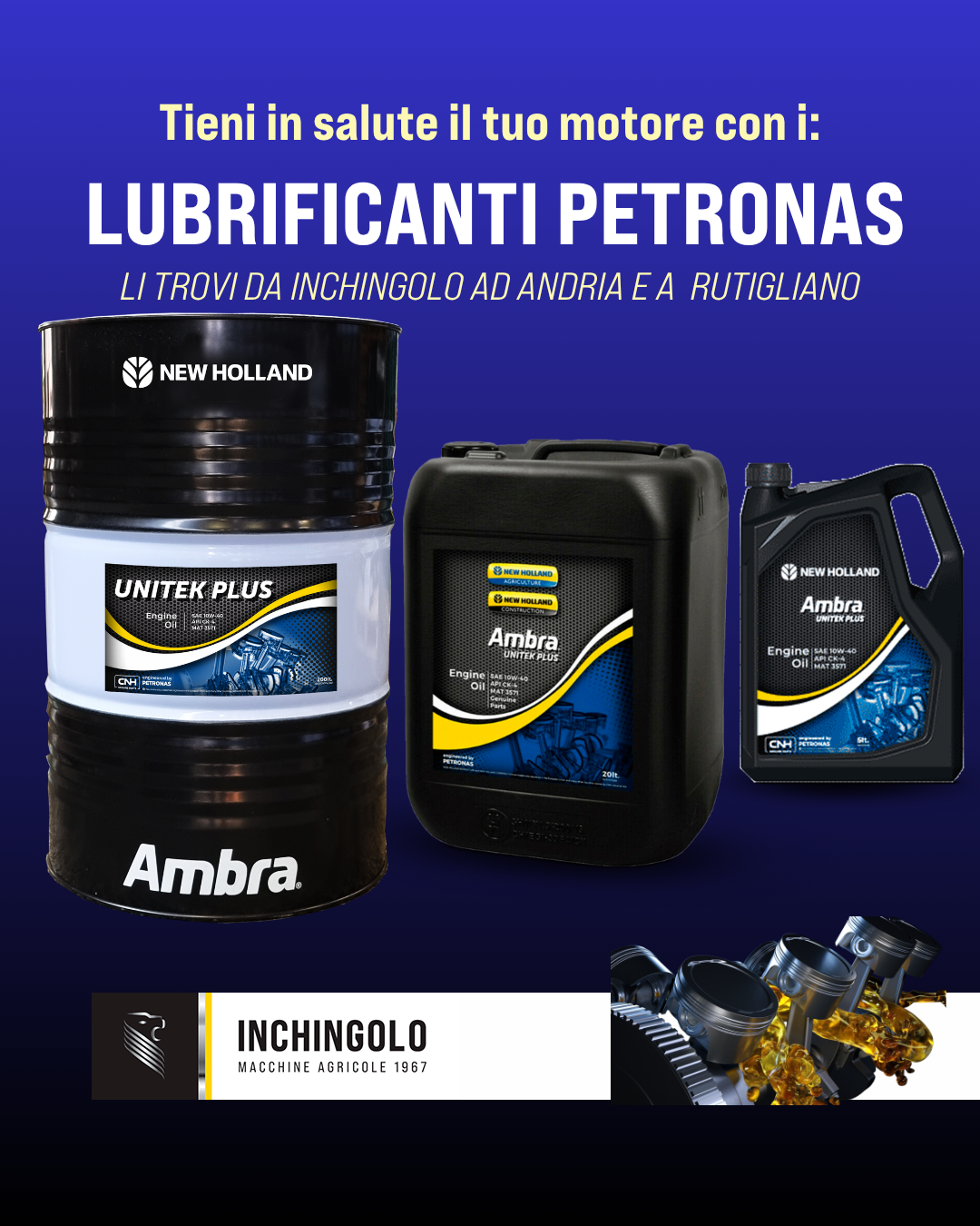 Tieni in salute il tuo motore. Scegli Ambra Unitek.