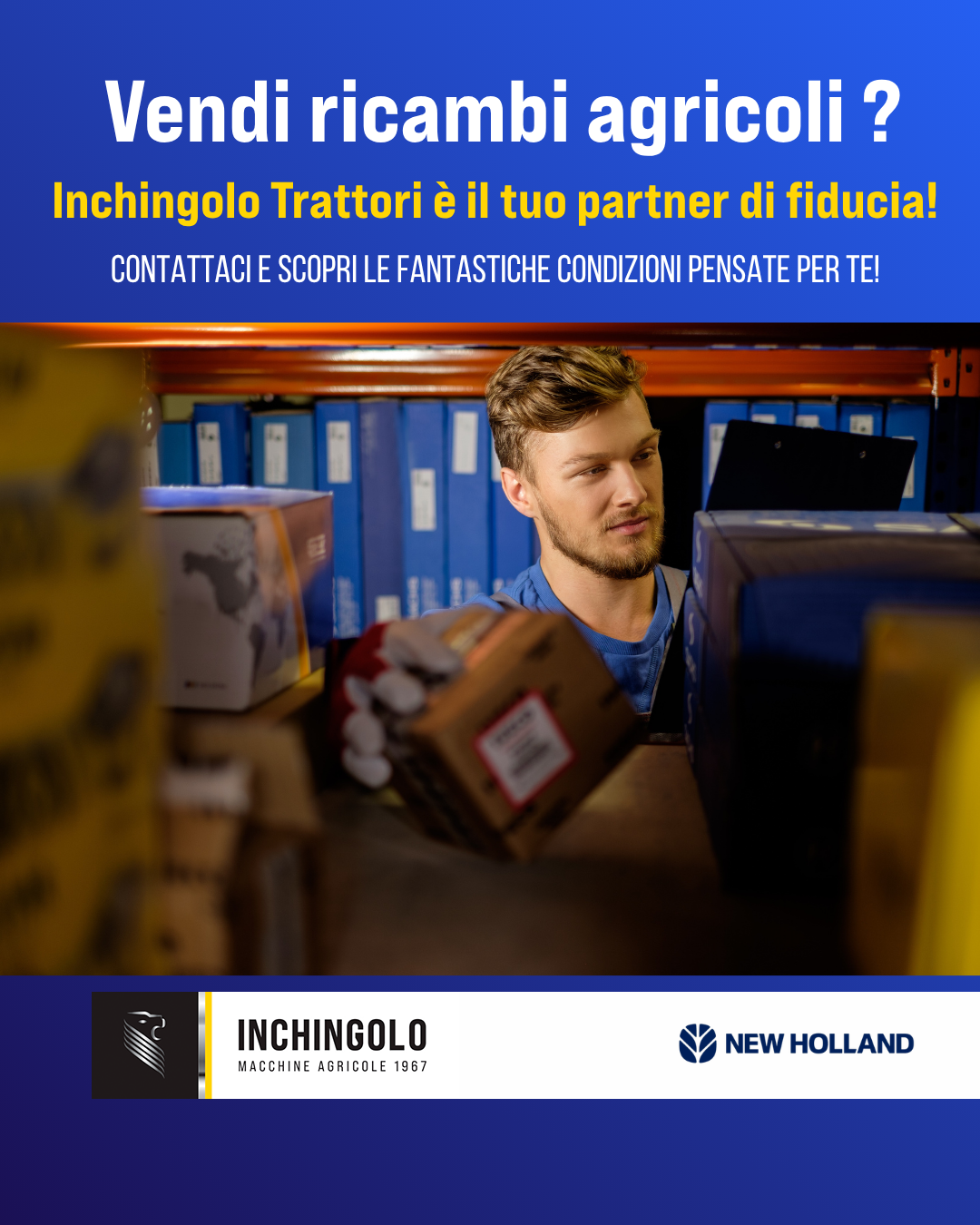 Vendi ricambi agricoli? Inchingolo Trattori è il tuo partner di fiducia!