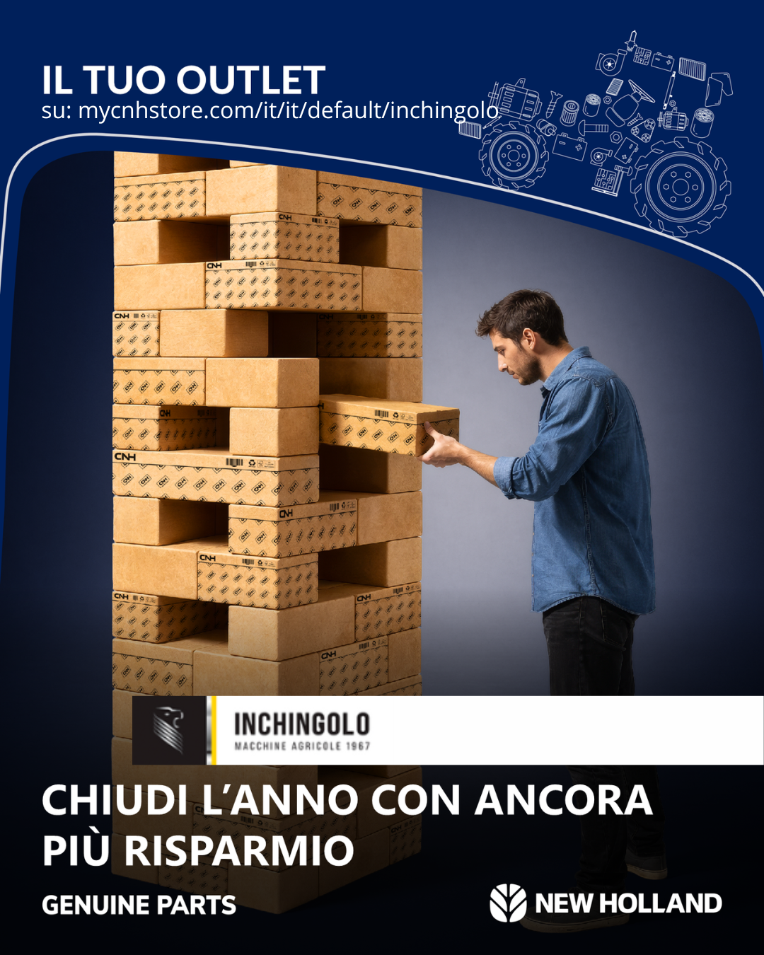IL TUO OUTLET NEW HOLLAND: QUALITÀ ORIGINALE, RISPARMIO ASSICURATO!